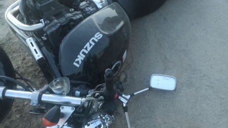 Под Городищем мотоциклист серьезно пострадал из-за ямы на дороге