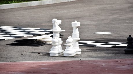 Шахматные фигуры вернулись на место у здания администрации