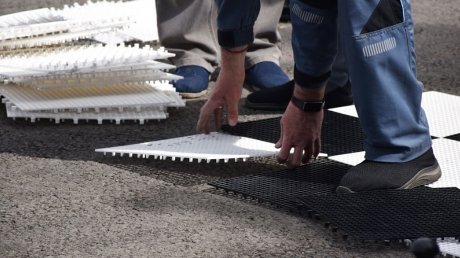 Шахматные фигуры вернулись на место у здания администрации