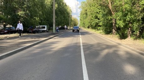 В Пензе завершился ремонт участка улицы Попова