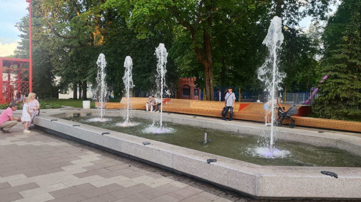 Пензячку расстроил сломанный фонтан в парке им. Белинского