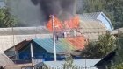 На улице Ключевой огонь уничтожил жилой дом, спасен человек