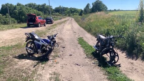 В Кузнецком районе и Кузнецке в ДТП пострадали юные мотоциклисты