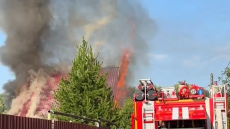 В Бессоновском районе случился пожар в СНТ «Волна»