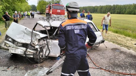 Под Шемышейкой пенсионер и подросток попали в смертельное ДТП