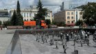 В Пензе в День ВДВ осушили главный городской фонтан