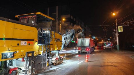 В Пензе ремонтируют самый оживленный участок ул. Свердлова