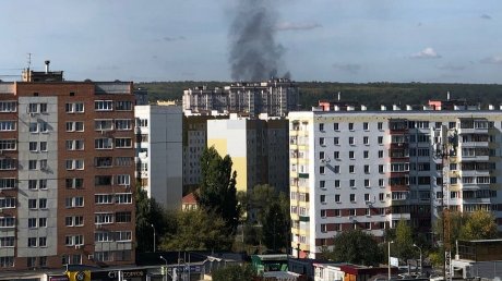 В селе Богословка загорелись деревянные поддоны