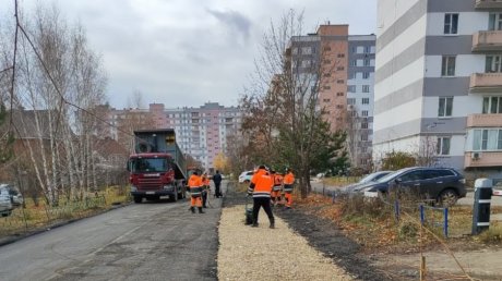 Жители улицы Озерной дождались ремонта дороги