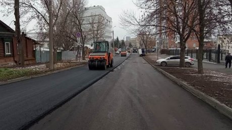 В Пензе закончился ремонт дороги на улице Красной