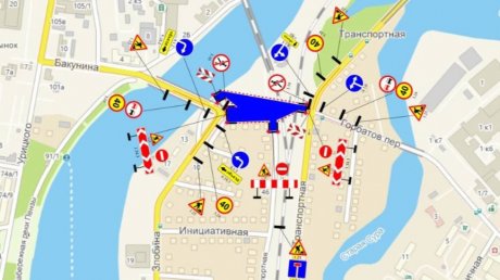 В Пензе на 2,5 года перекрывают проезд в районе Бакунинского моста