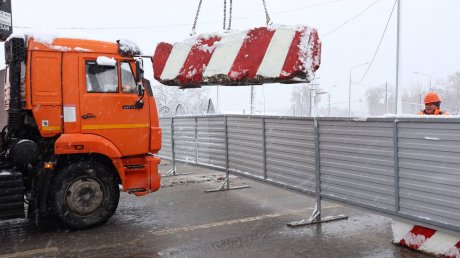 В Пензе закрыли участок под путями на улице Ерик