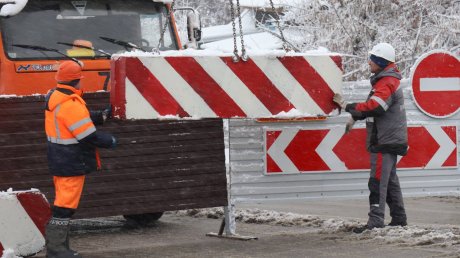 В Пензе закрыли участок под путями на улице Ерик