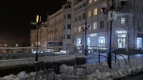 В верхней части улицы Московской погасли фонари