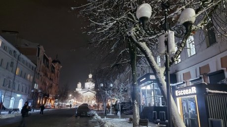 В верхней части улицы Московской погасли фонари