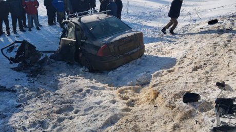 Новые кадры с места смертельного ДТП: от Ford осталась только половина