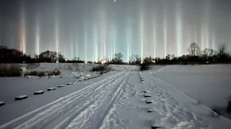 Жители области наблюдали редкое атмосферное явление