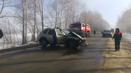 Участника ДТП рядом с Малой Валяевкой увезли на скорой