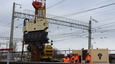 В районе ул. Ерик в Пензе строят объездную железную дорогу