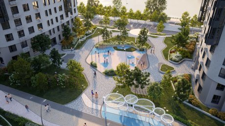 Много света и связь с локацией: «Рисан» показал холлы Lake Town