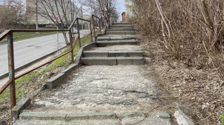 В Пензе Тропу здоровья и улицу Пацаева свяжет лестница