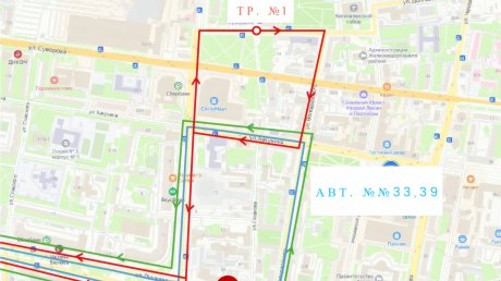 В Пензе изменили схему движения маршрутов № 1, 1т, 33 и 39