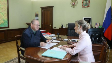 Губернатор встретился с детским омбудсменом Марией Львовой-Беловой