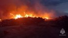 Серьезный пожар: в Никольском районе снова загорелась свалка