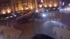 Момент ДТП с ВАЗом и мотоциклом на ул. Кирова попал на видео