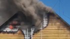 В Нижнем Ломове 15 спасателей тушили загоревшийся дом