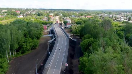 В поселке Лунино открыли движение по новому мосту через Шукшу