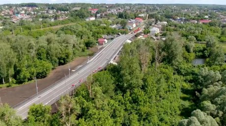 В поселке Лунино открыли движение по новому мосту через Шукшу