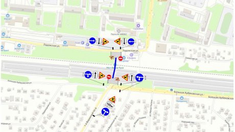 В Пензе 2 дня будут перекрывать движение под «мостом Винни Пуха»