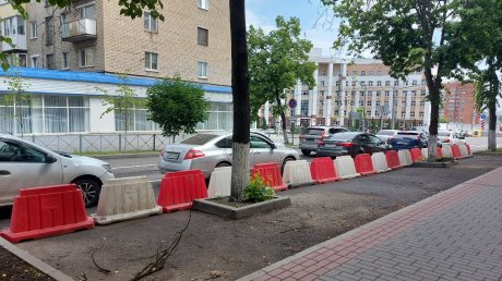 Названо число официальных машино-мест на ул. Кураева в Пензе
