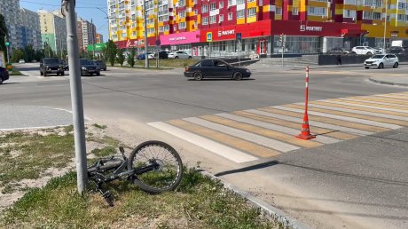Появились новые кадры ДТП с юным велосипедистом в Засечном