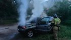 На улице Белинского в Кузнецке сгорел автомобиль