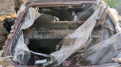 Пензенцы делятся адресами вросших в землю автомобилей