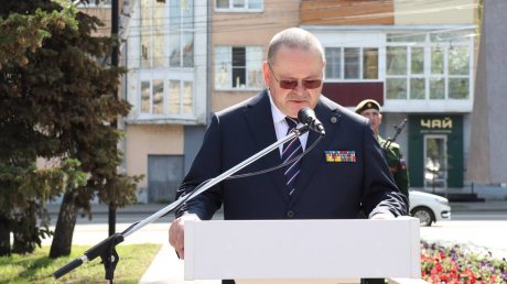 В Пензе открыли памятный знак в честь участников СВО