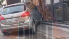 В Пензе автолюбительница въехала в продуктовый магазин
