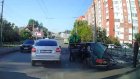 Движению на улице Калинина помешал раскуроченный ВАЗ