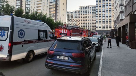 В Пензе 5 пожарных машин съехались к дому на улице Мира