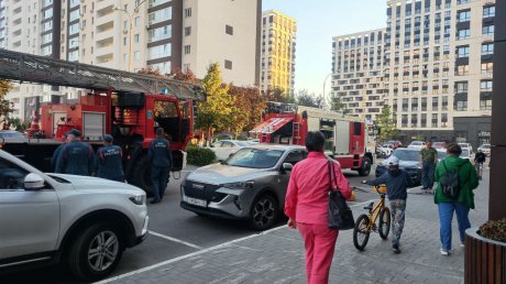 В Пензе 5 пожарных машин съехались к дому на улице Мира