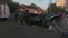 Момент жесткого ДТП у ТЦ «Южный» попал на видео