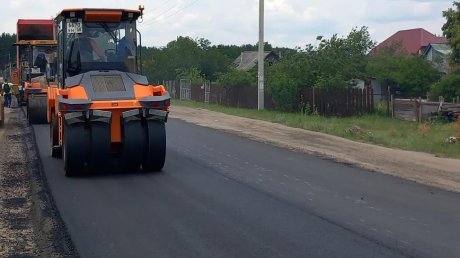 В Пензе завершили ремонт дороги к поселку Победа