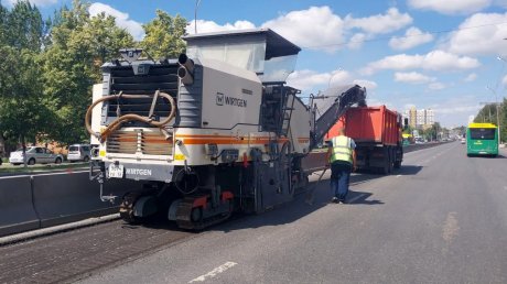 В Пензе завершили ремонт дороги к поселку Победа