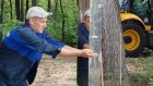 Для жителей Заречного обустроили душ рядом с пляжем