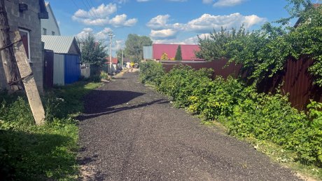 В Железнодорожном районе Пензы ремонтируют дороги