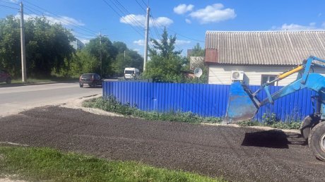 В Железнодорожном районе Пензы ремонтируют дороги