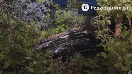 В Лунинском районе ВАЗ с молодыми людьми слетел в кювет