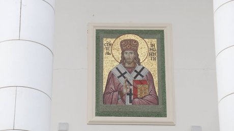 На Спасском соборе появилась новая мозаичная икона